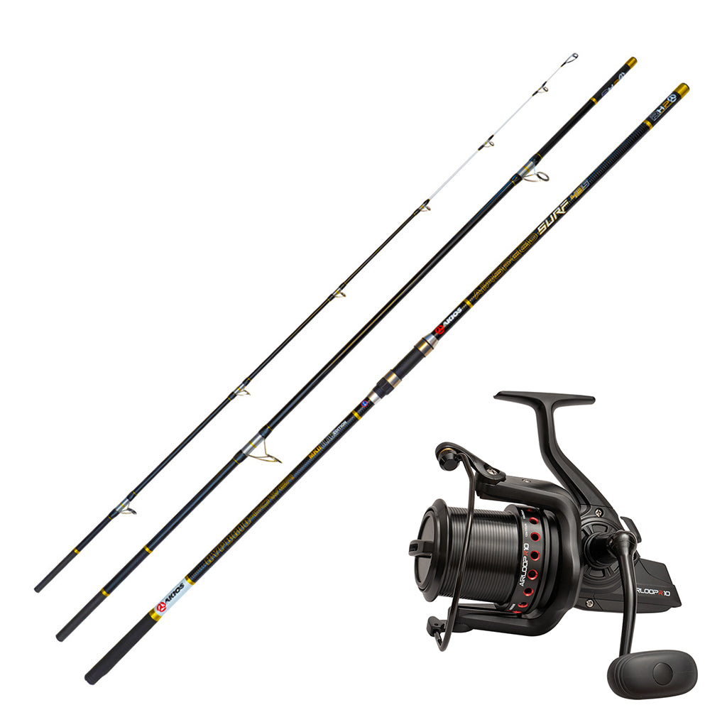 Akios Black Edition R10 + AirSpeed MKII Surfcasting Combo Set
