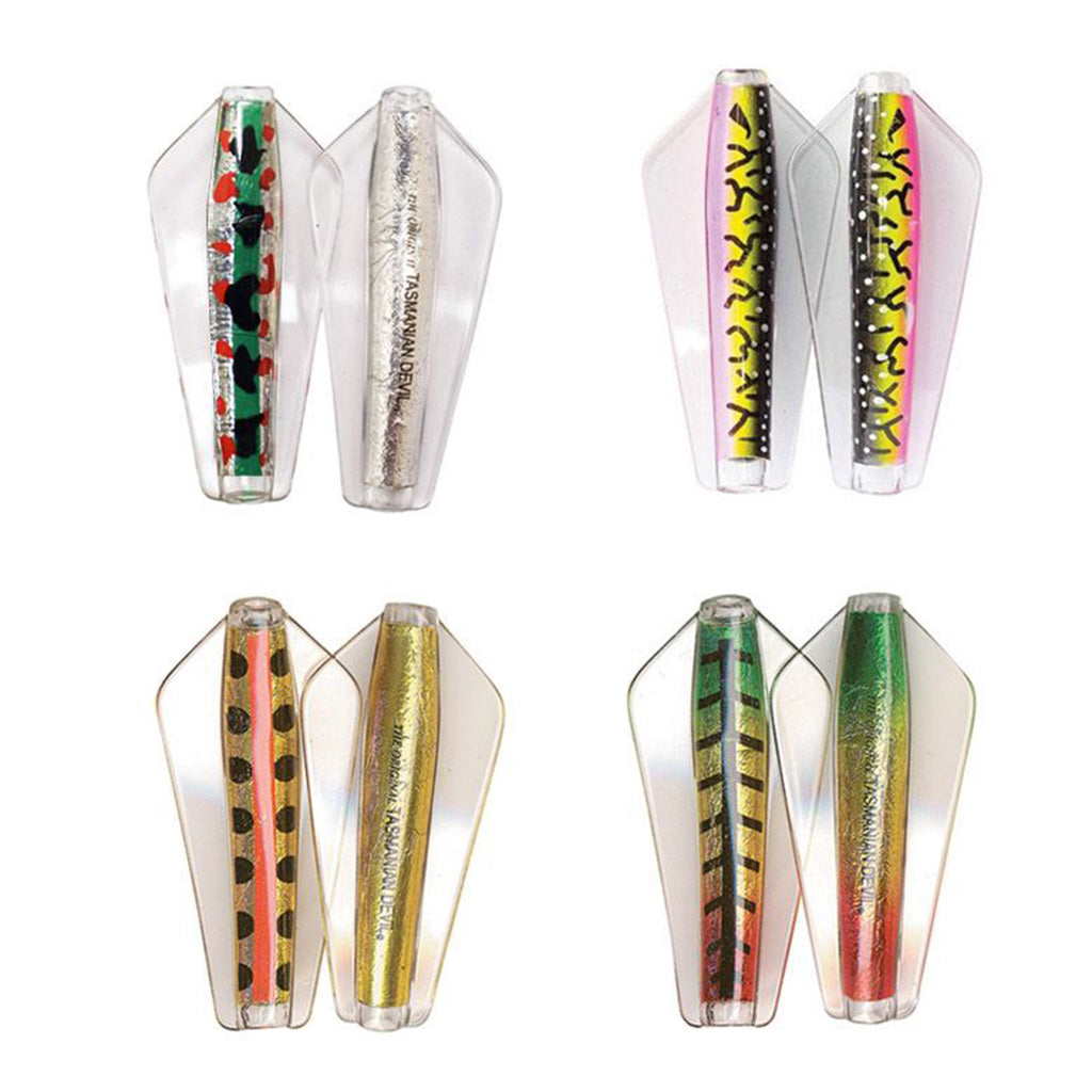 Tasmanian Devil Top Tassie 4 Pack Pretty Fish, Tequila Sunrise, Xmas Tree, Neon Galaxia TTP2