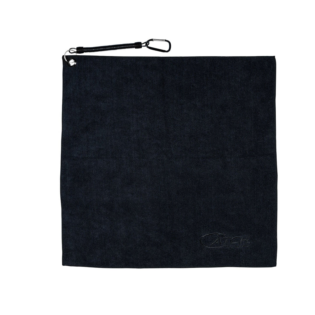 Black Ctach Fishing Microfibre fishing towel with lanyard