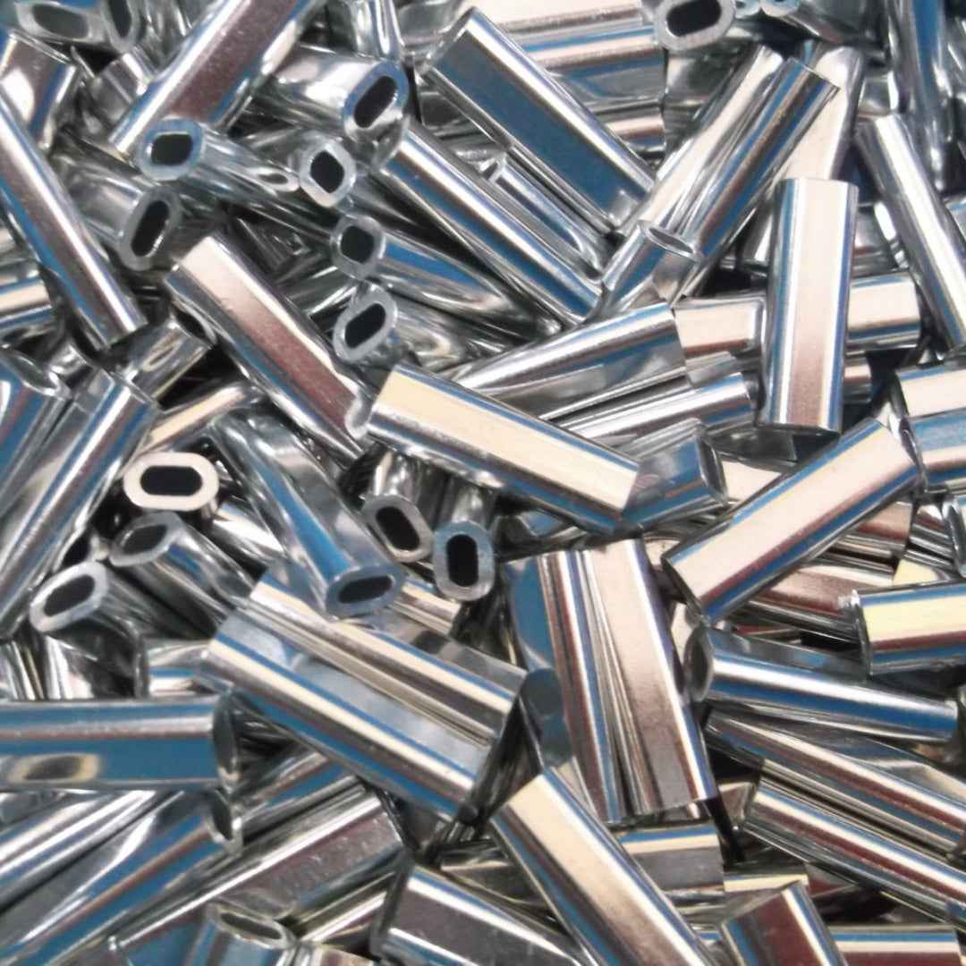 Alloy Fishing Crimps Size F 1.7mm – Bulk Pack 1000