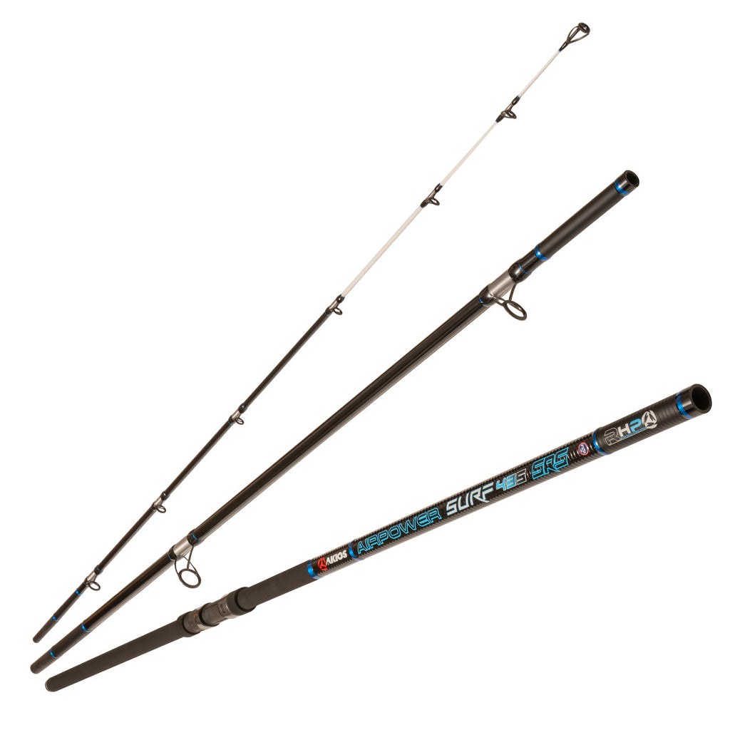 Akios AirPower 435 SRS Black Edition Surf Rod 14ft 5in 3 Piece 112-224 –  Lure Me