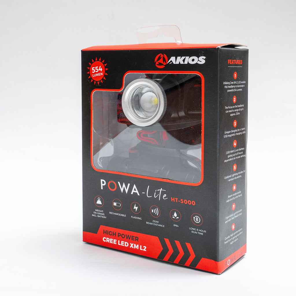 Akios Powa-Lite Head Torch