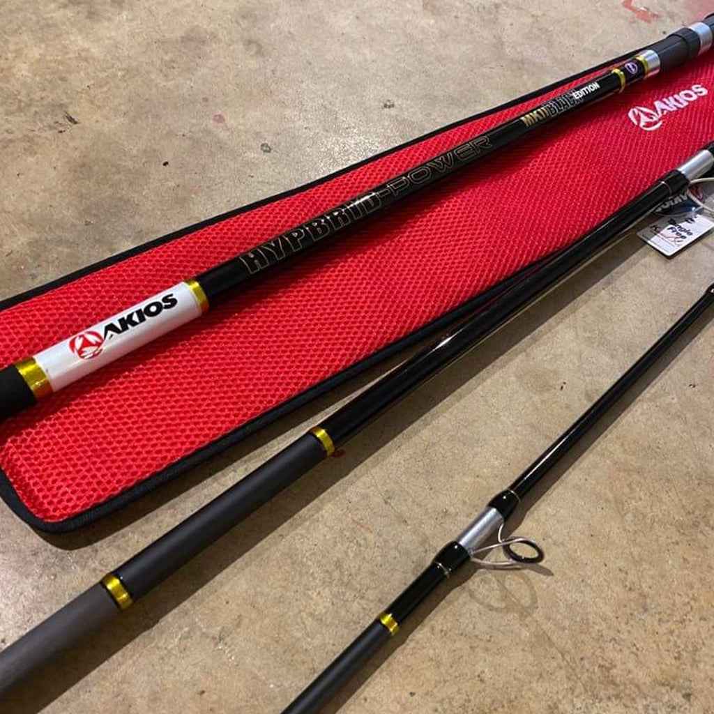 Akios AirSpeed Surf 435 MKII Black Edition Surf Rod 14ft 5in 3 Piece 100-220 gram