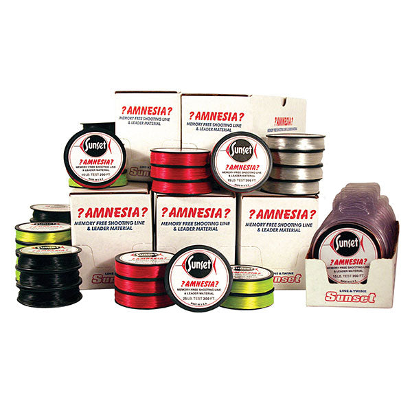 Sunset Amnesia Memory Free Monofilament Trace | 40lb / 18.2kg 100m - LURE ME - Online Fishing Tackle.