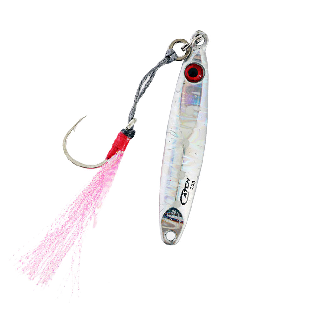 Catch Pocket Rocket Silver Tungsten White Warrior Micro Jig