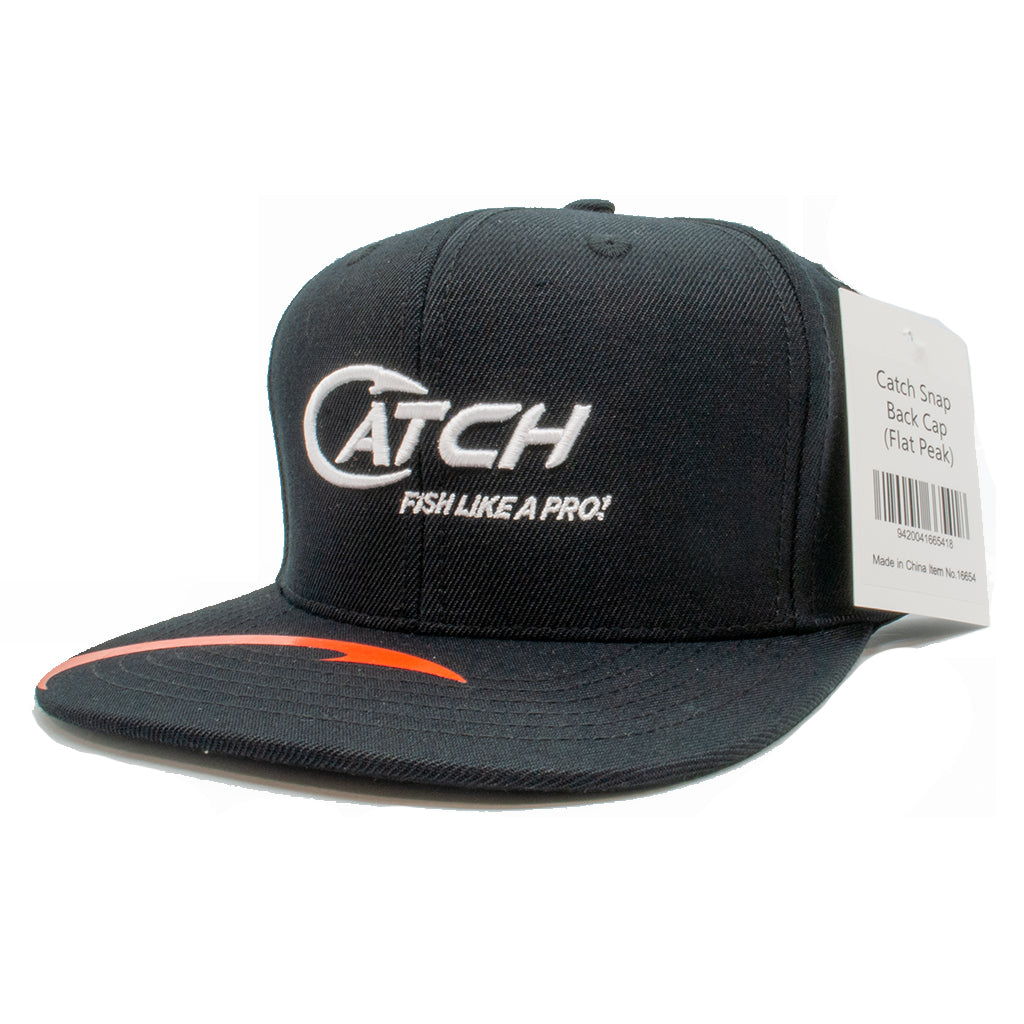 Catch Snap Back Cap With Flat Peak