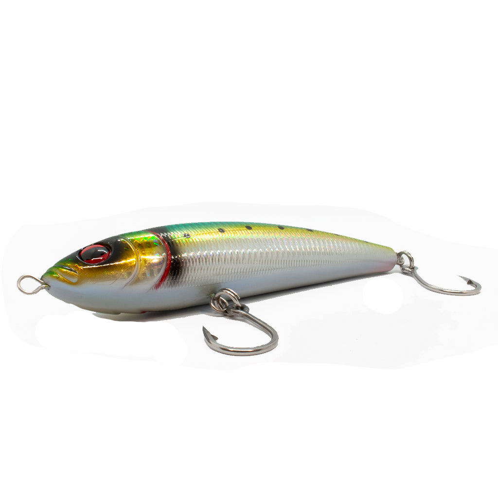 Undersid of Catch Zingaz Floating Stickbait Cyan Supreme