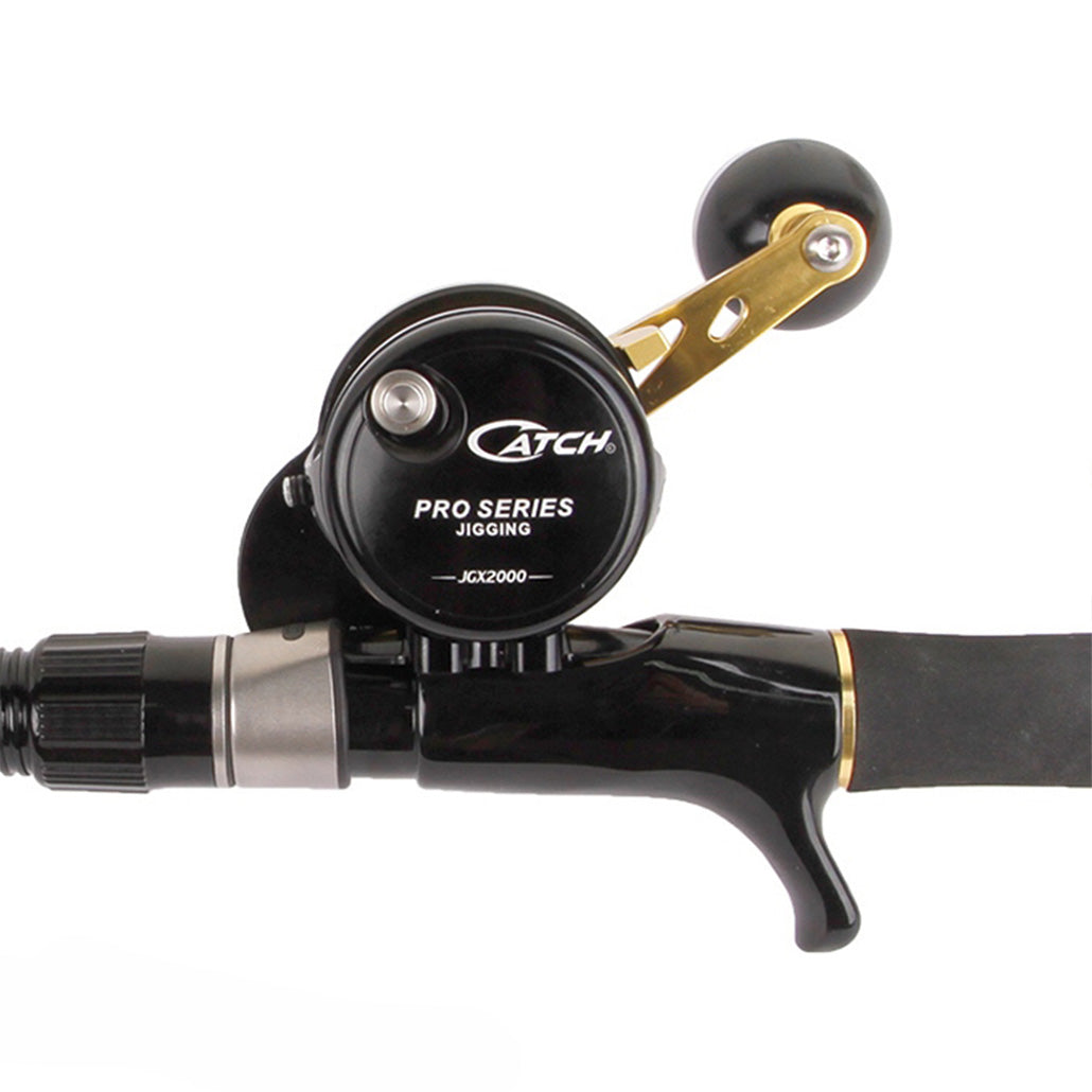 Catch Pro Series JGX2000 + Acid Wrap Jigging Combo 20kg Drag 5ft 8in 1 Piece 50-150 gram