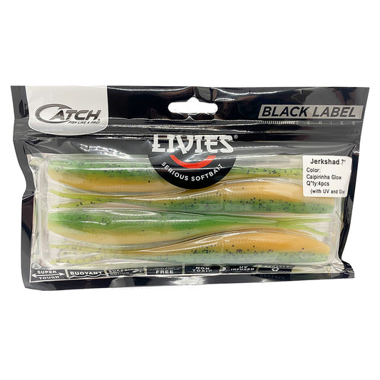Catch Balck Label Softbaits in Caipirinha Glow