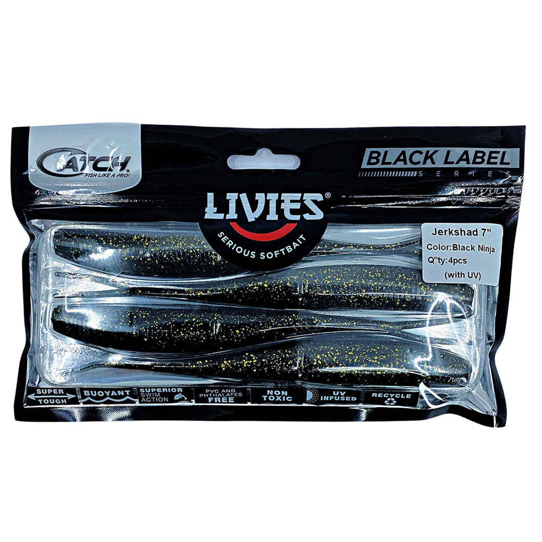 Catch Black Label Livies - Soft Bait