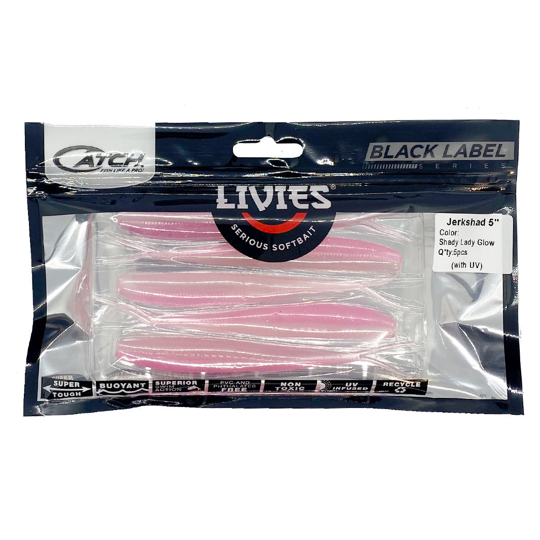 Catch Black Label Series SoftBait ShadyLady Glow