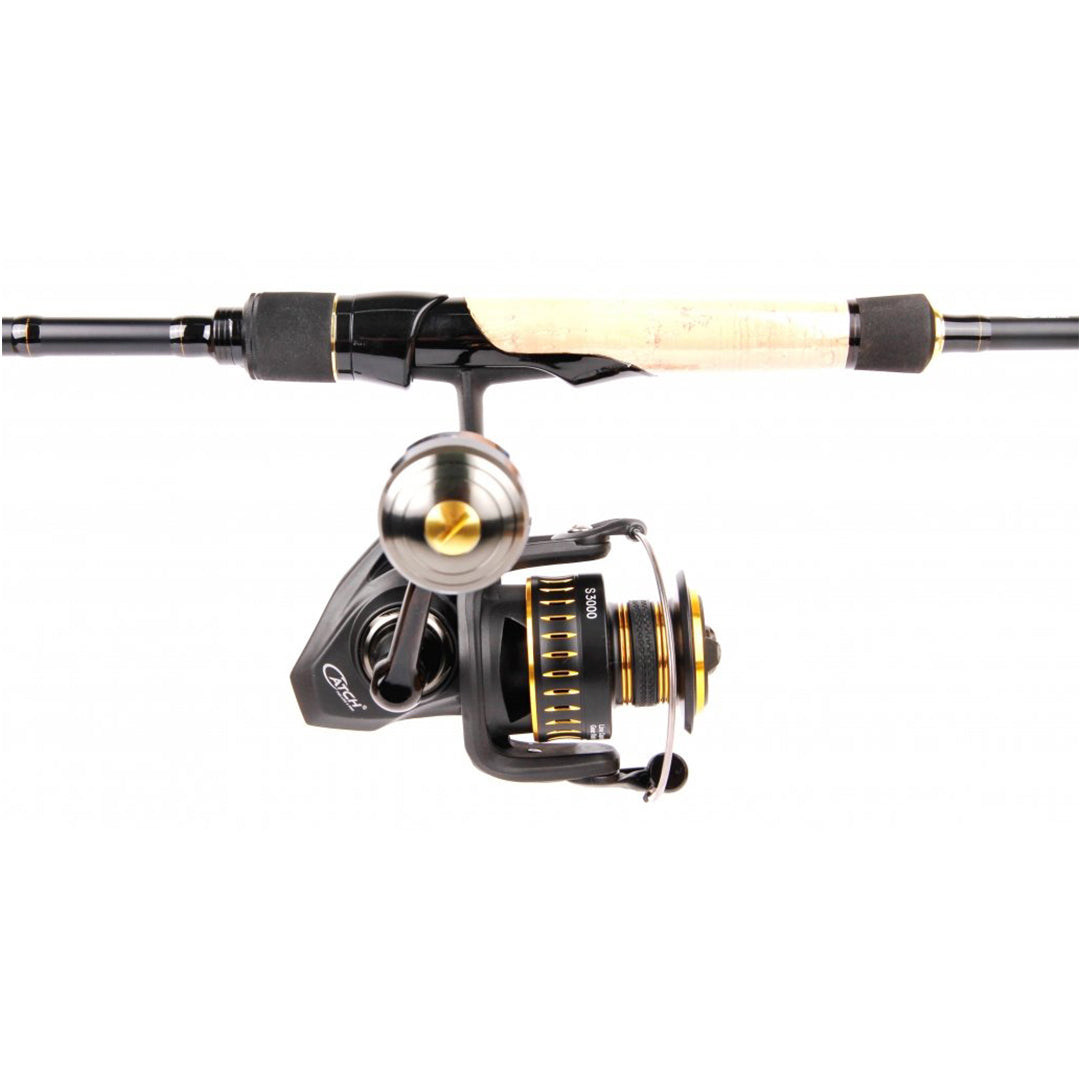Catch Softbait Combo S3000 + Softbait Spin Rod 8kg Drag 7ft 3in 2 Piece 8-12kg