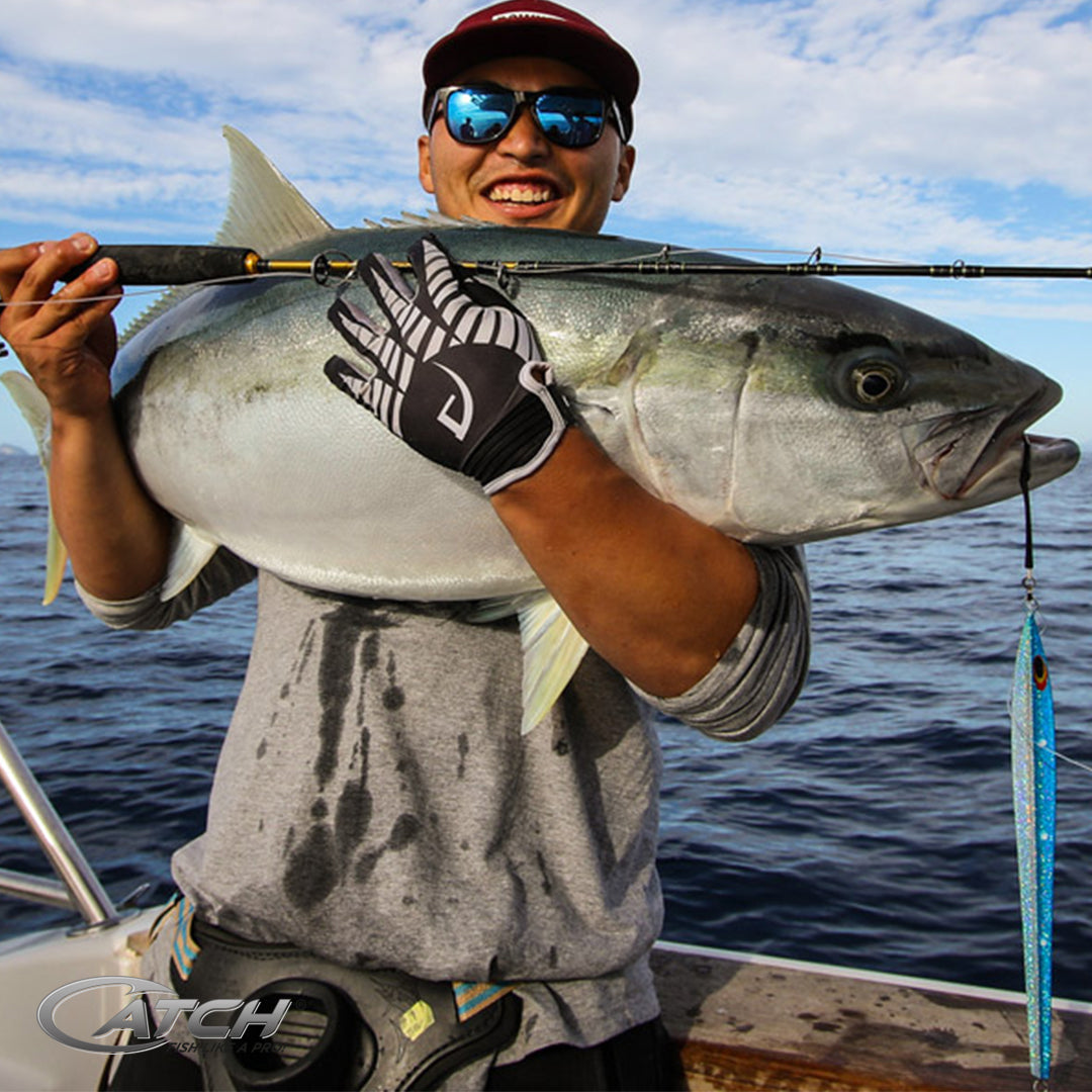 Catch Long John Slider White Warrior Mechanical Jig (150-300g) - LURE ME - Online Fishing Tackle.