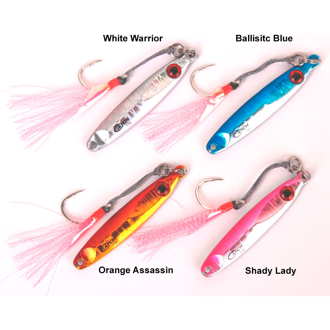 Catch Pocket Rocket Tungsten Micro Jig - Orange Assassin - LURE ME - Online Fishing Tackle.