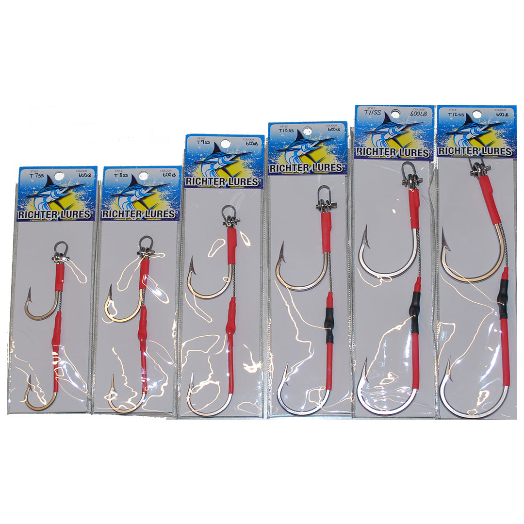 Twin Shogun Hook Game Fishing Rig 7/0 - 12/0 - LURE ME - Online Fishing Tackle.
