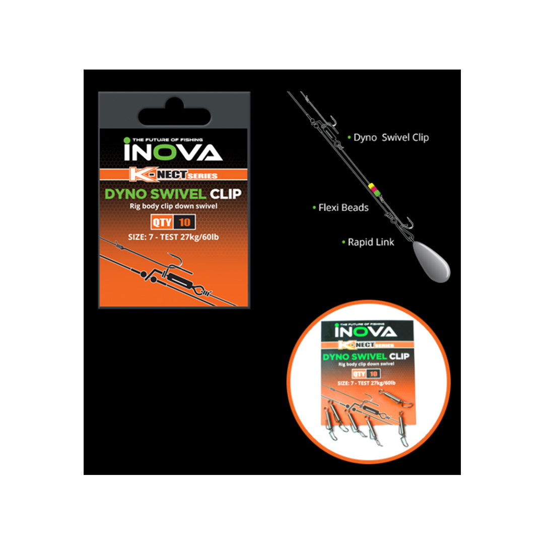 INOVA Dyno Swivel Clip - LURE ME - Online Fishing Tackle.