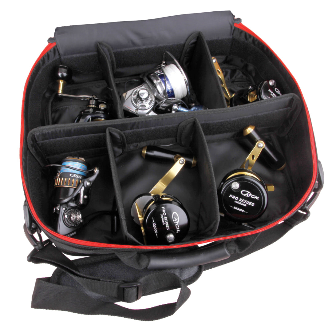 Fishing Reel Bag Storage Pouch Protective Carrying Case Drum Raft Reels  30cmx19cmx16cm