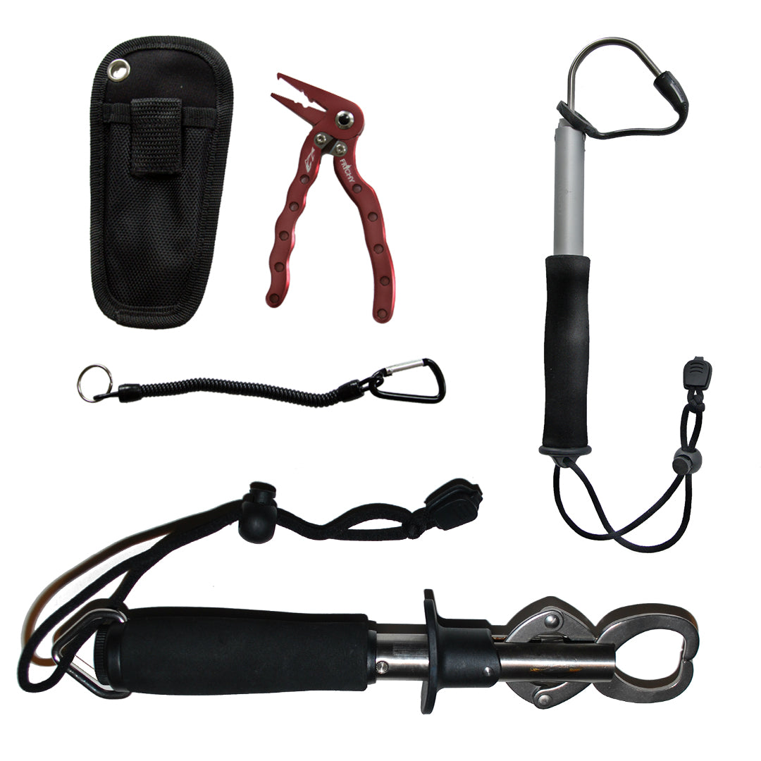Kiwi Pliers + Lip Grip + Gaff Package Deal - LURE ME - Online Fishing Tackle.
