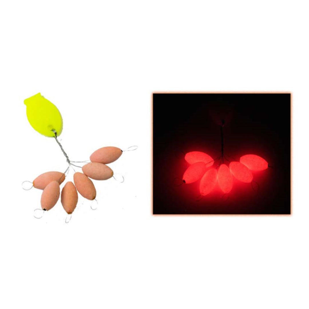 INOVA Glow Grip Stop Oval Beads - LURE ME - Online Fishing Tackle.