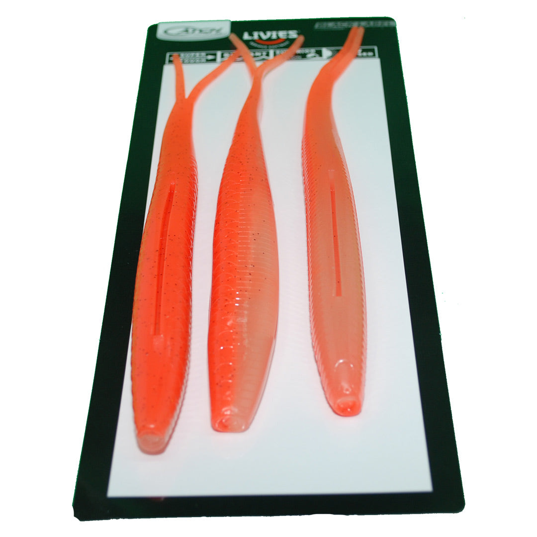 Glowing Gurnard Orange 10 Inch Softbait
