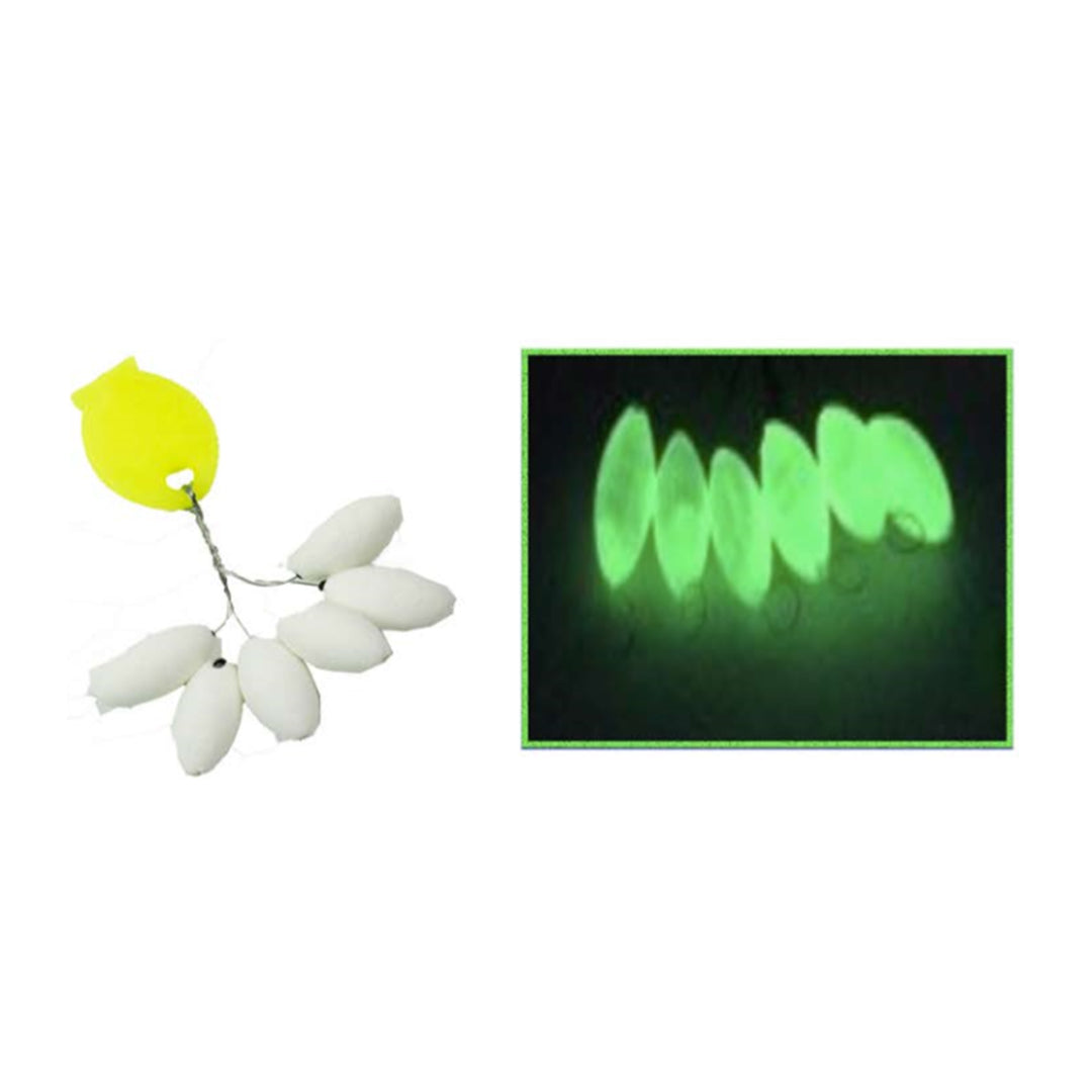 INOVA Glow Grip Stop Oval Beads - LURE ME - Online Fishing Tackle.