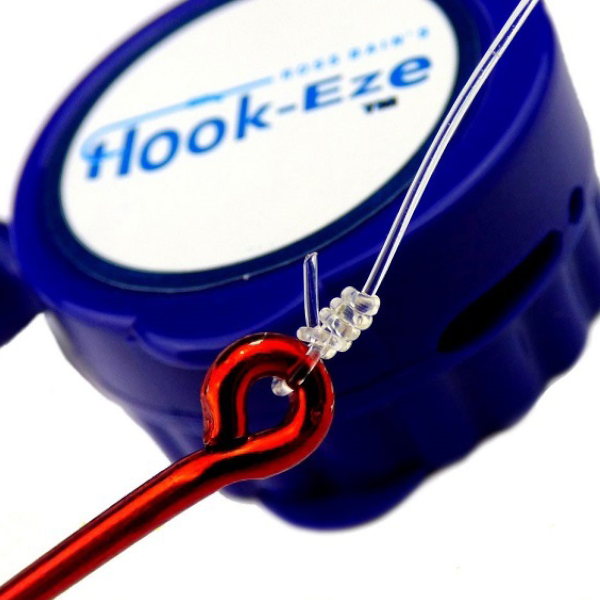 Large Hook Eze Fishing Knot Tying Tool - Reef and Blue Water Twin Pack in Red - LURE ME - Online Fishing Tackle.