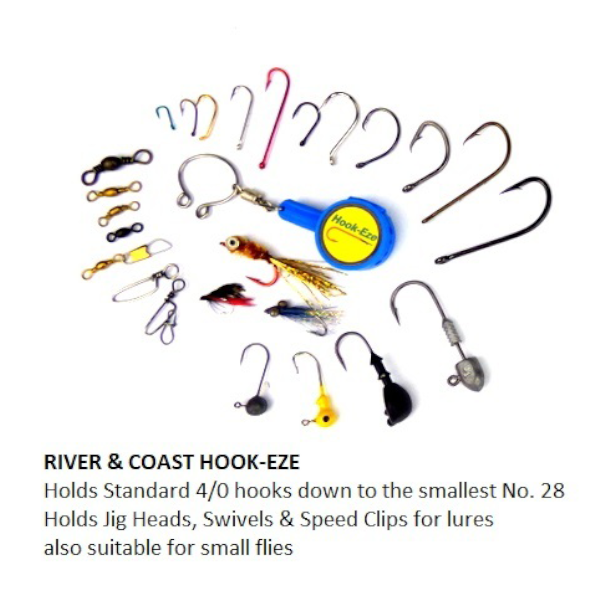 Hook Eze Fishing Knot Tying Tool - River and Coast Twin Pack in Blue - LURE ME - Online Fishing Tackle.
