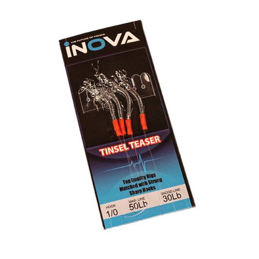 INOVA Bait Flasher Sabiki Rig - Tinsel Teaser