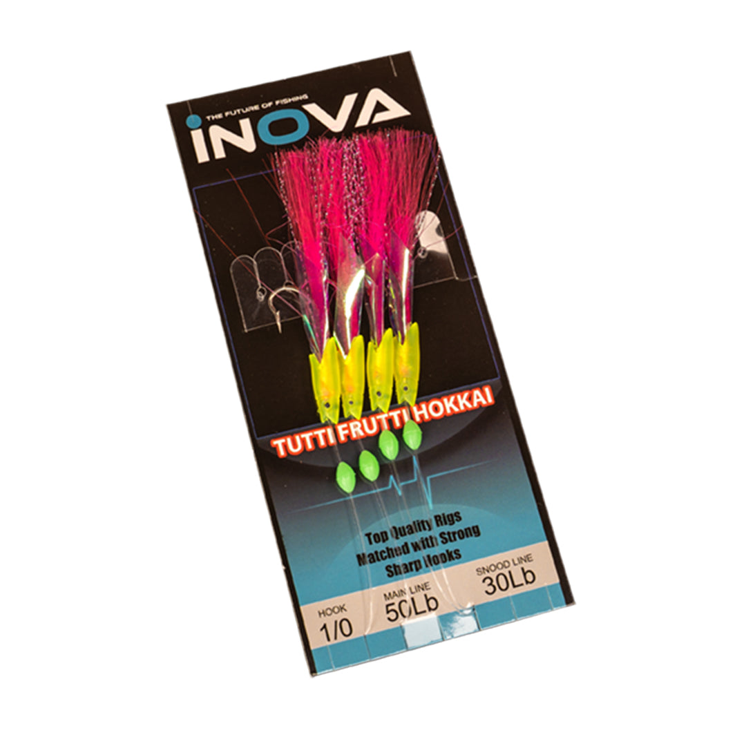 INOVA Bait Flasher Sabiki Rig - Tutti Frutti