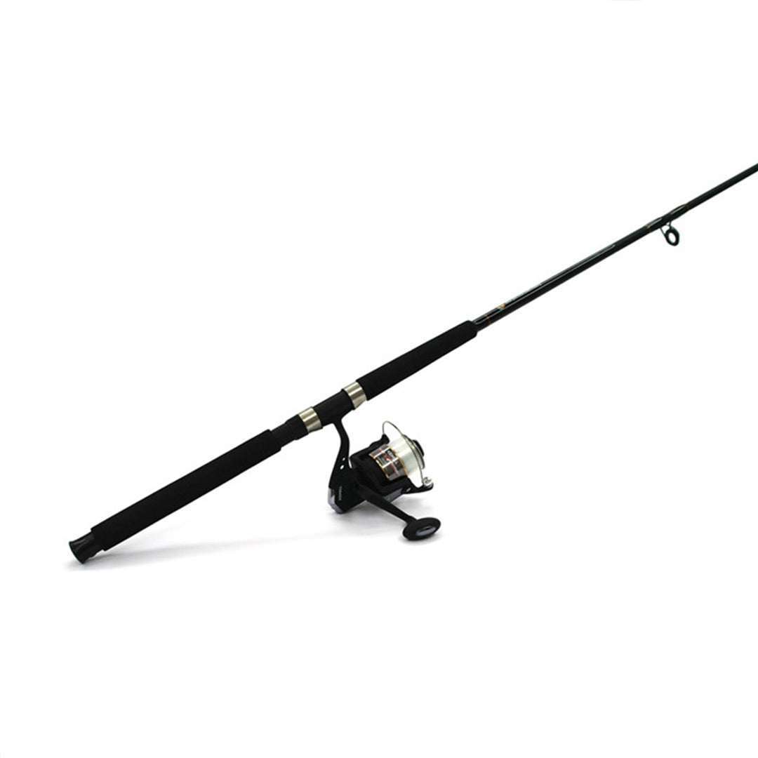 black shadow fishing pole Kiwell Black Shadow Rod and Reel Boat Combo – Lure Me