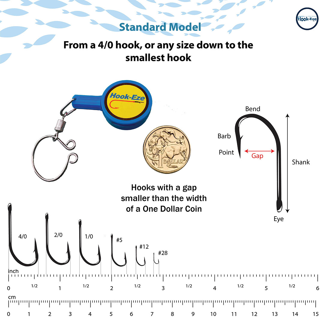 Hook Eze Fishing Knot Tying Tool Twin Pack in in Blue