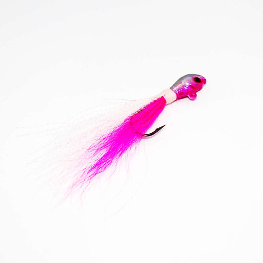 Pink SnapperTackle Bucktail Jig Lure