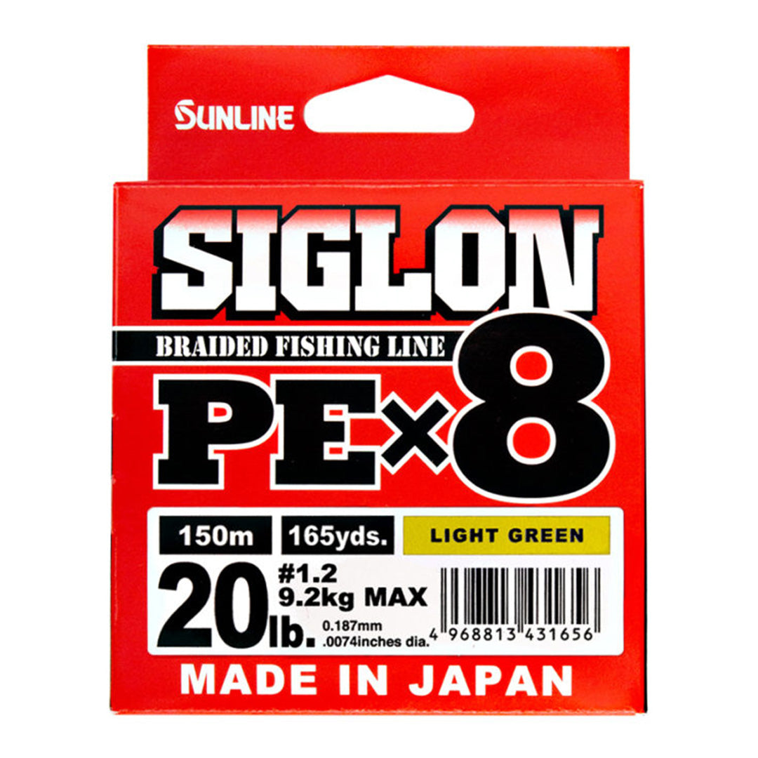 Siglon Braided Fishing Line Light Green