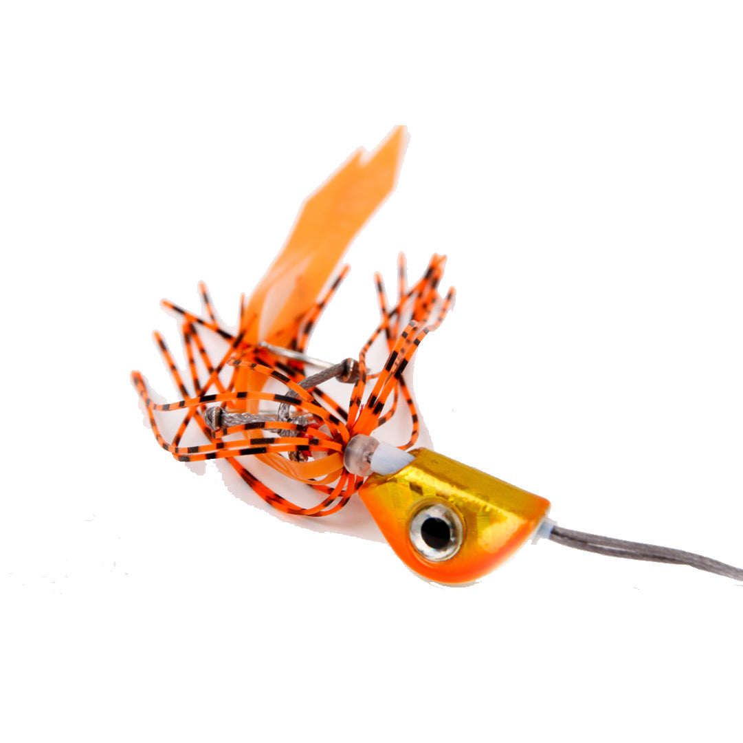 Small Orange Beady Eye Kabura Slow Jig