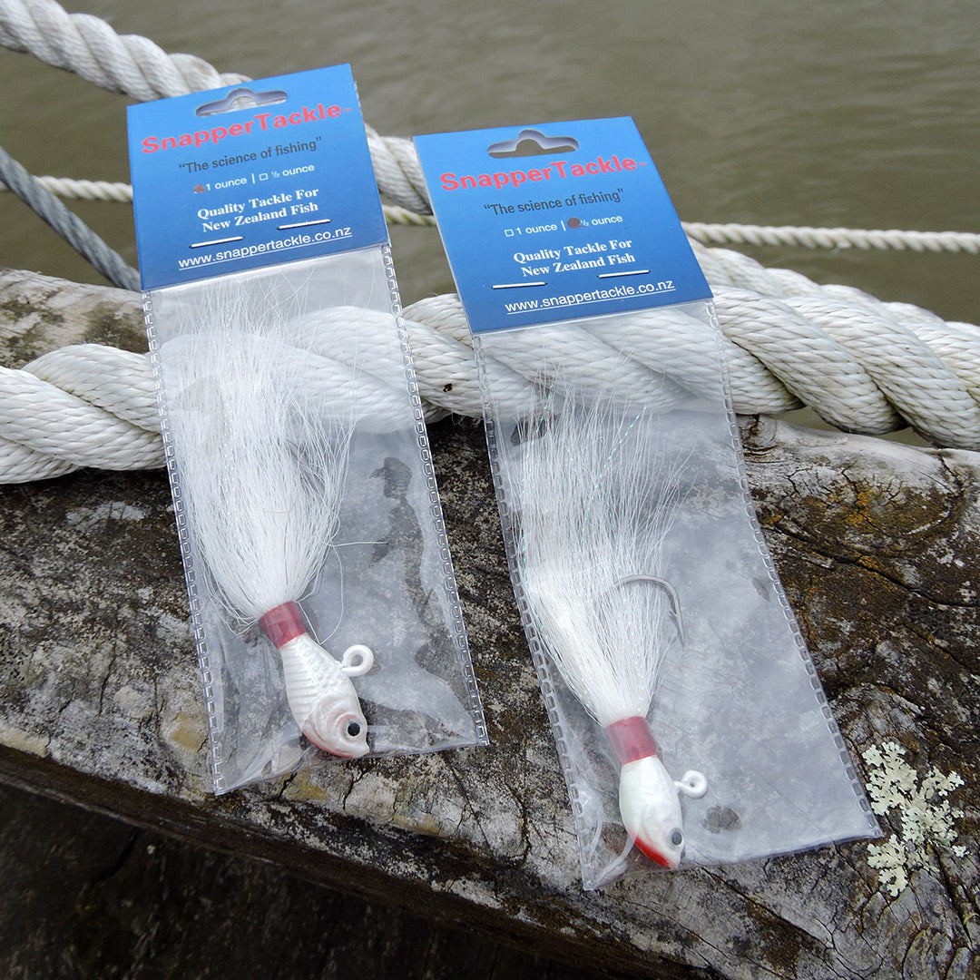 Snapper Bucktail Jig - Snapper Tackle Bucktail Jig in White