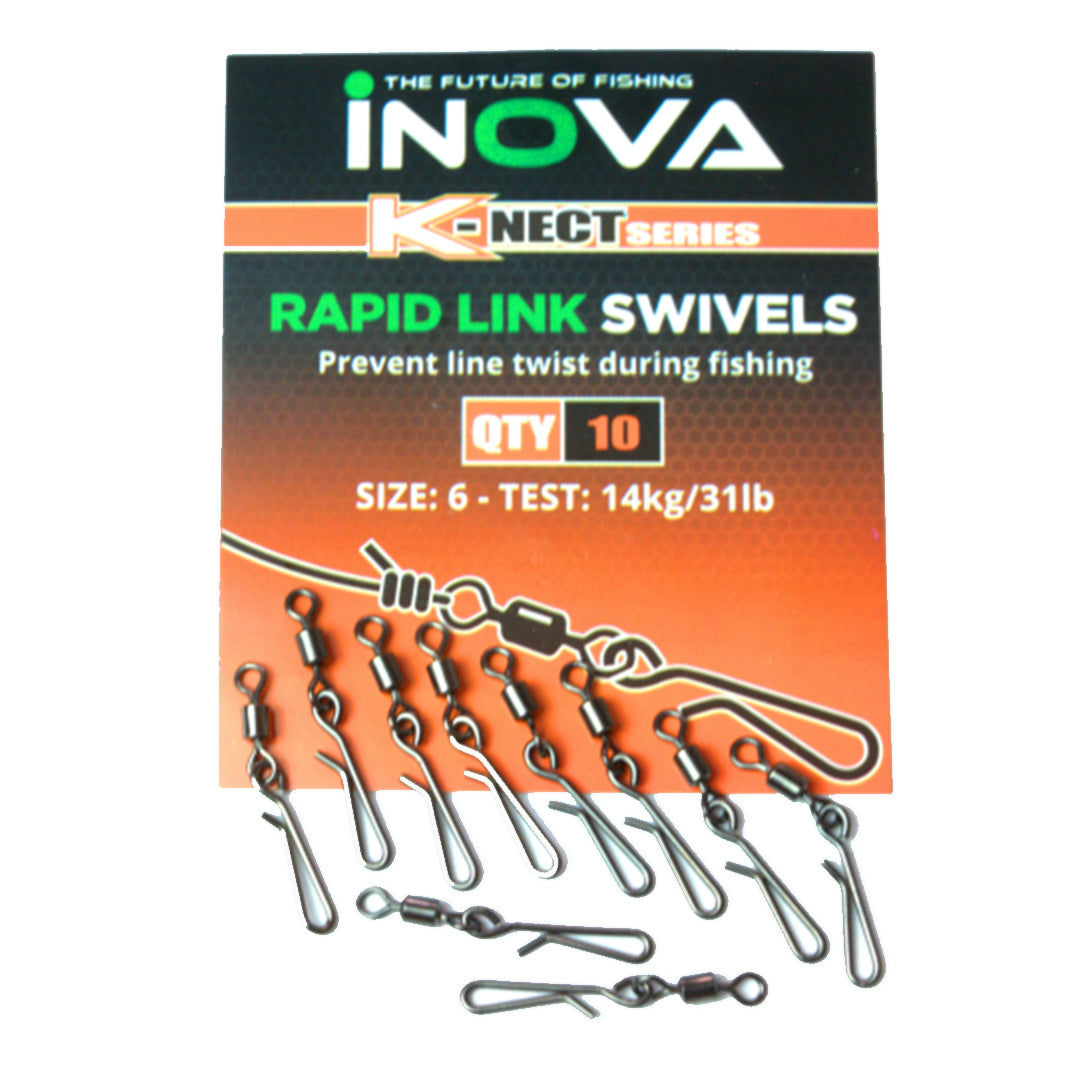 INOVA Rapid Link Swivels - LURE ME - Online Fishing Tackle.