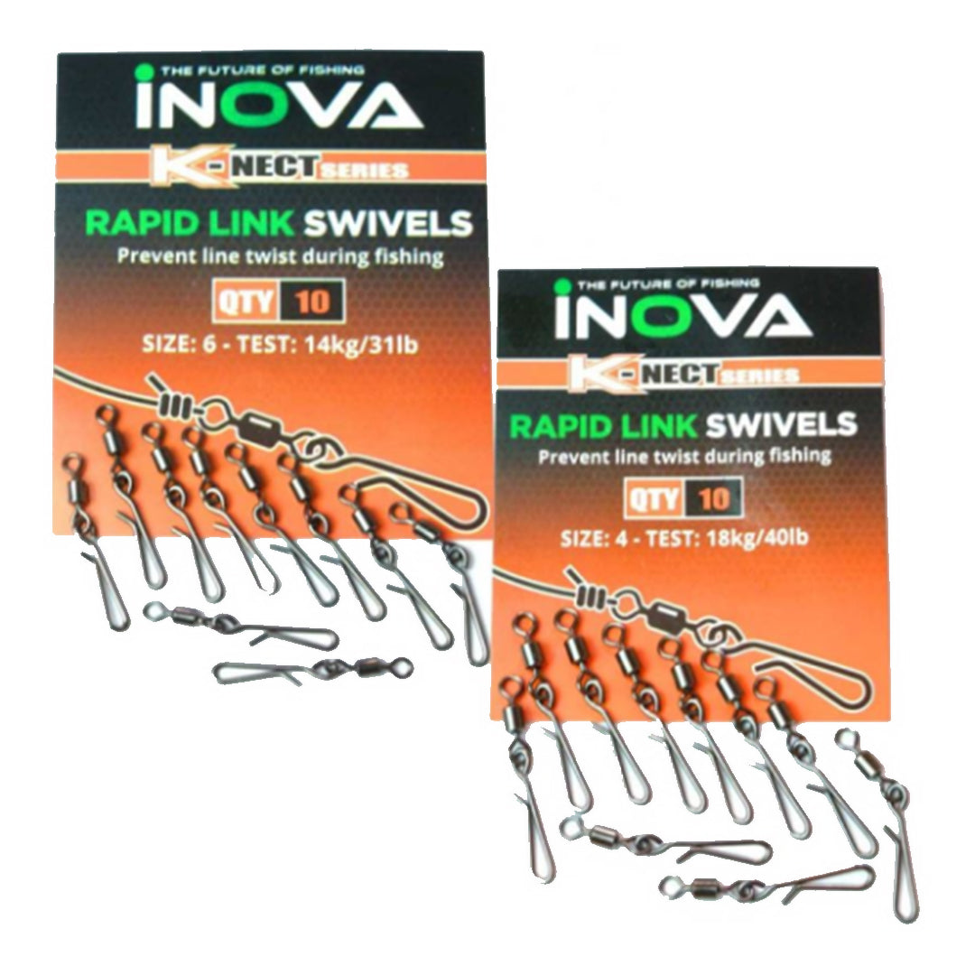 INOVA Rapid Link Swivels - LURE ME - Online Fishing Tackle.
