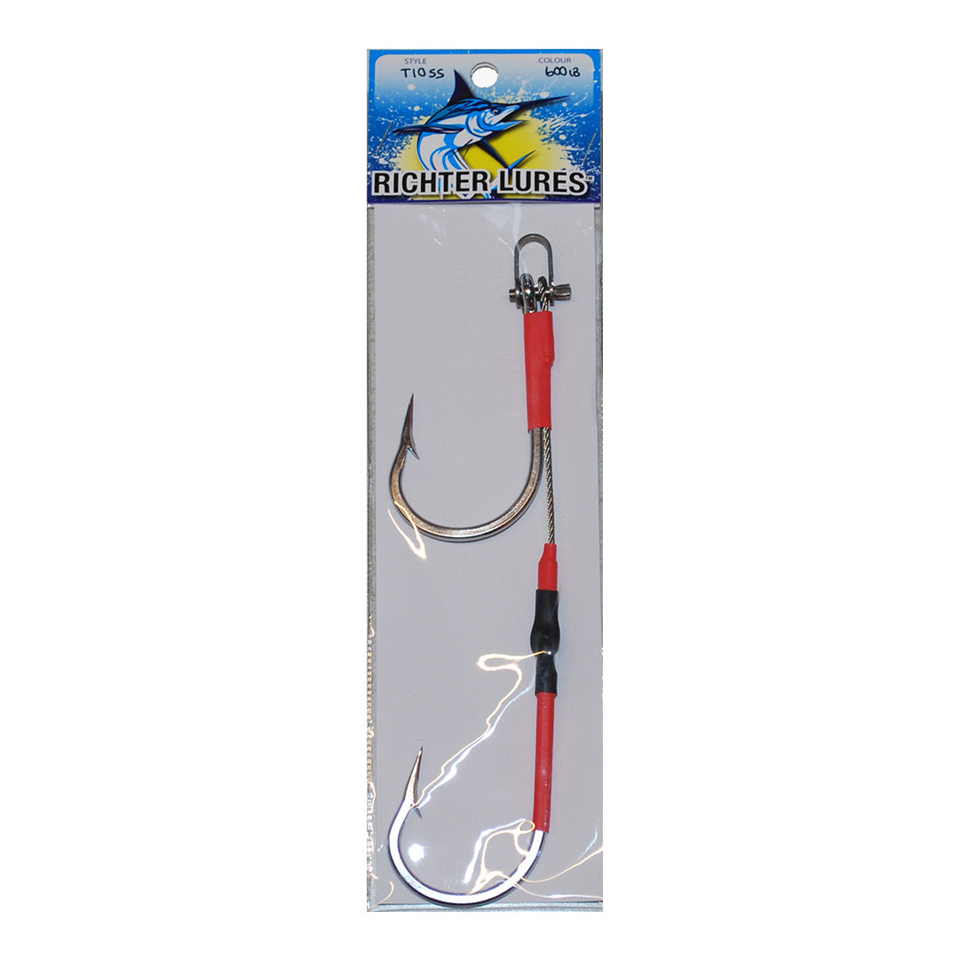 Twin Shogun Hook Game Fishing Rig 7/0 - 12/0 - LURE ME - Online Fishing Tackle.