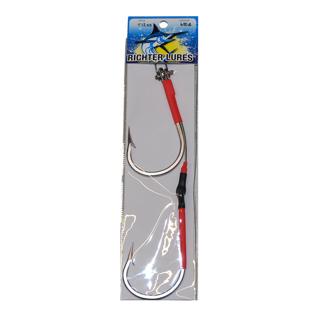 Twin Shogun Hook Game Fishing Rig 7/0 - 12/0 - LURE ME - Online Fishing Tackle.