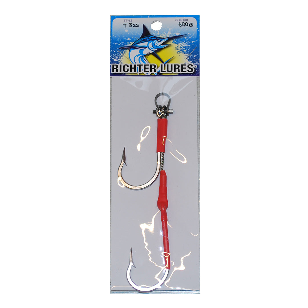 Twin Shogun Hook Game Fishing Rig 7/0 - 12/0 - LURE ME - Online Fishing Tackle.