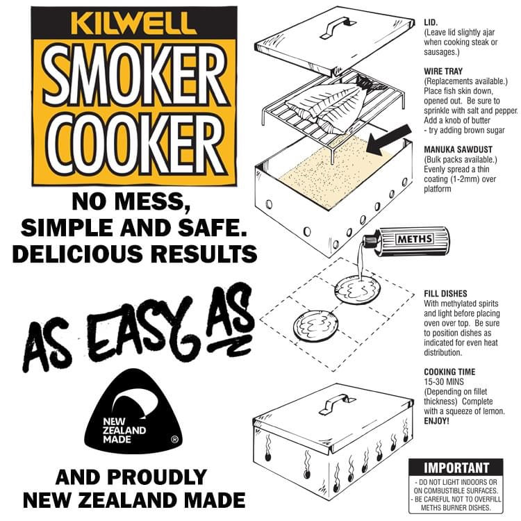 Fish Smoker - Kilwell Magnum 23 Litre Smoker