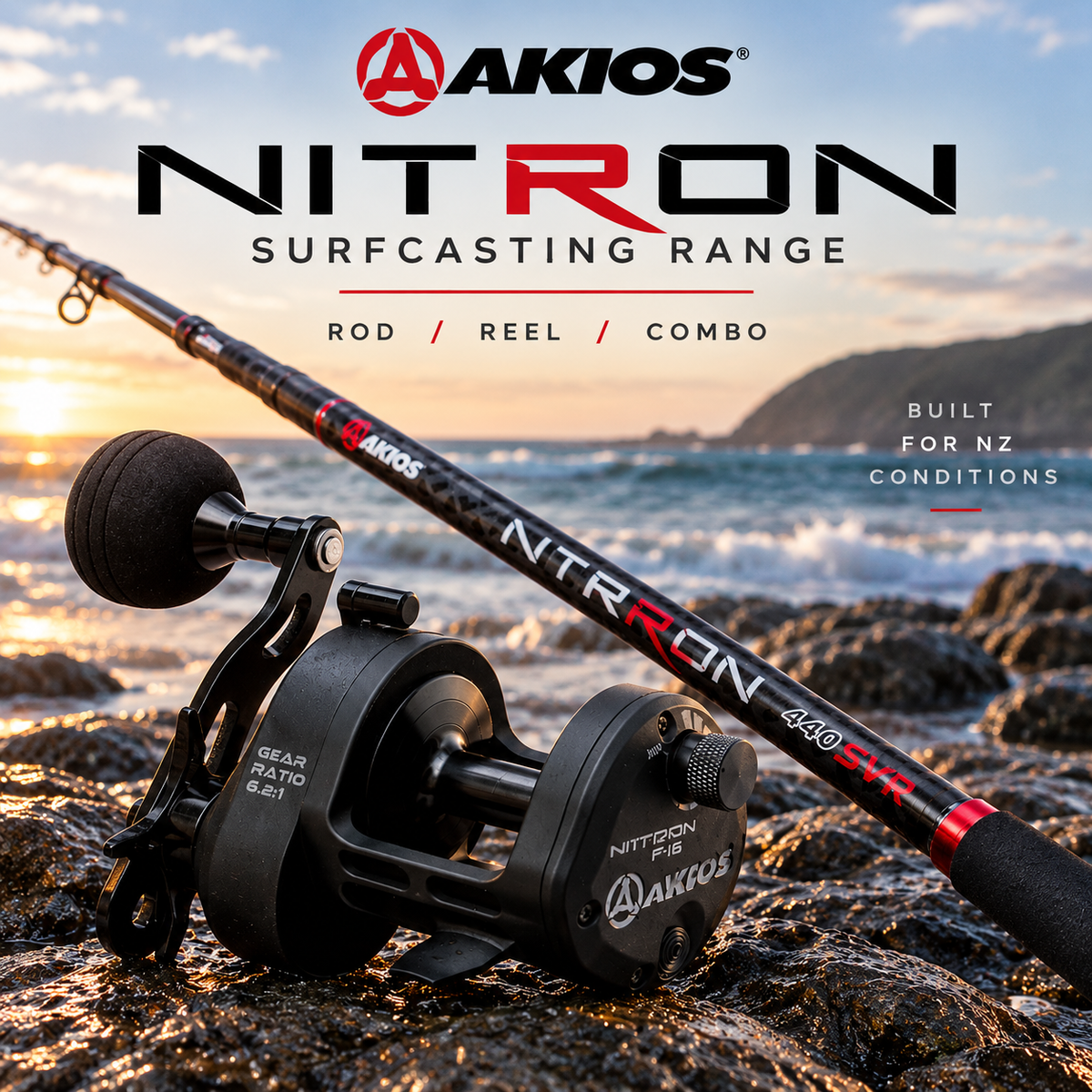 AKIOS Nitron Surfcasting Range NZ