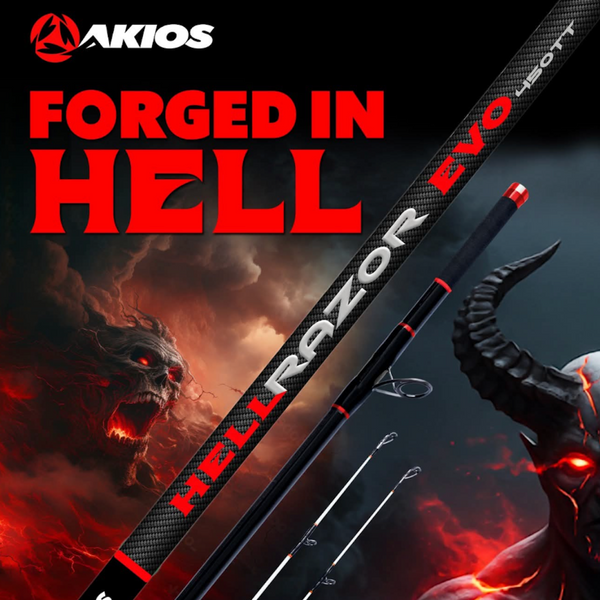 Introducing the New AKIOS Hellrazor EVO Surf Rod Range