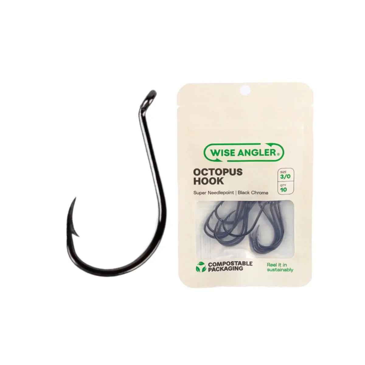 Wise Angler Octopus Hooks – High Carbon Steel Surf & Estuary Fishing Hooks NZ