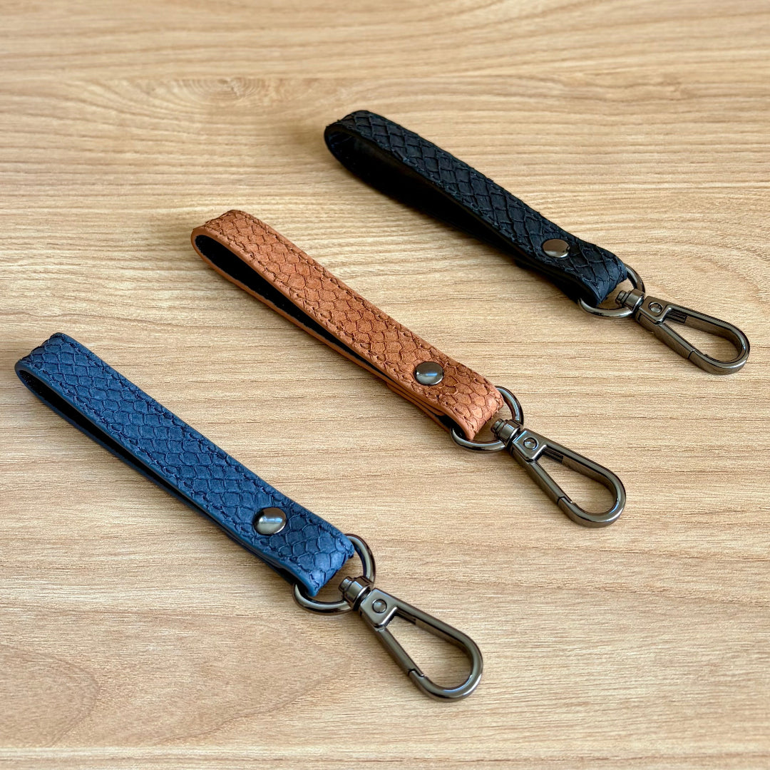 Premium Fish Leather Key Fob