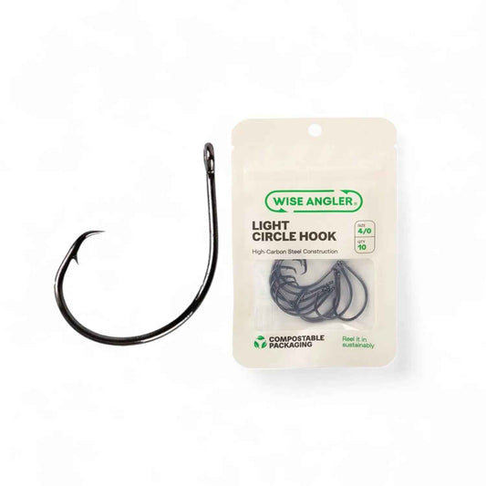 Wise Angler Light Circle Hooks – High Carbon Steel Catch & Release Fishing Hooks NZ