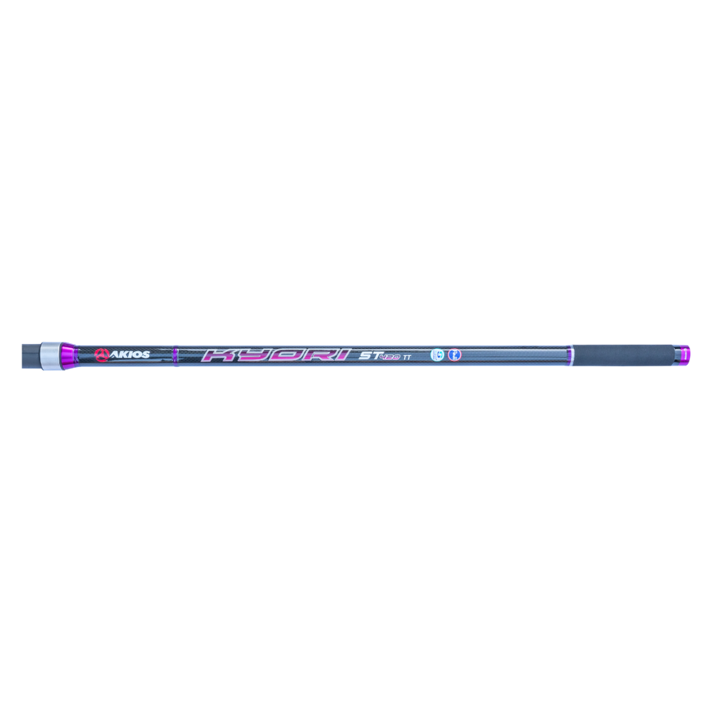 Aio Kyori fishing rod on a white background
