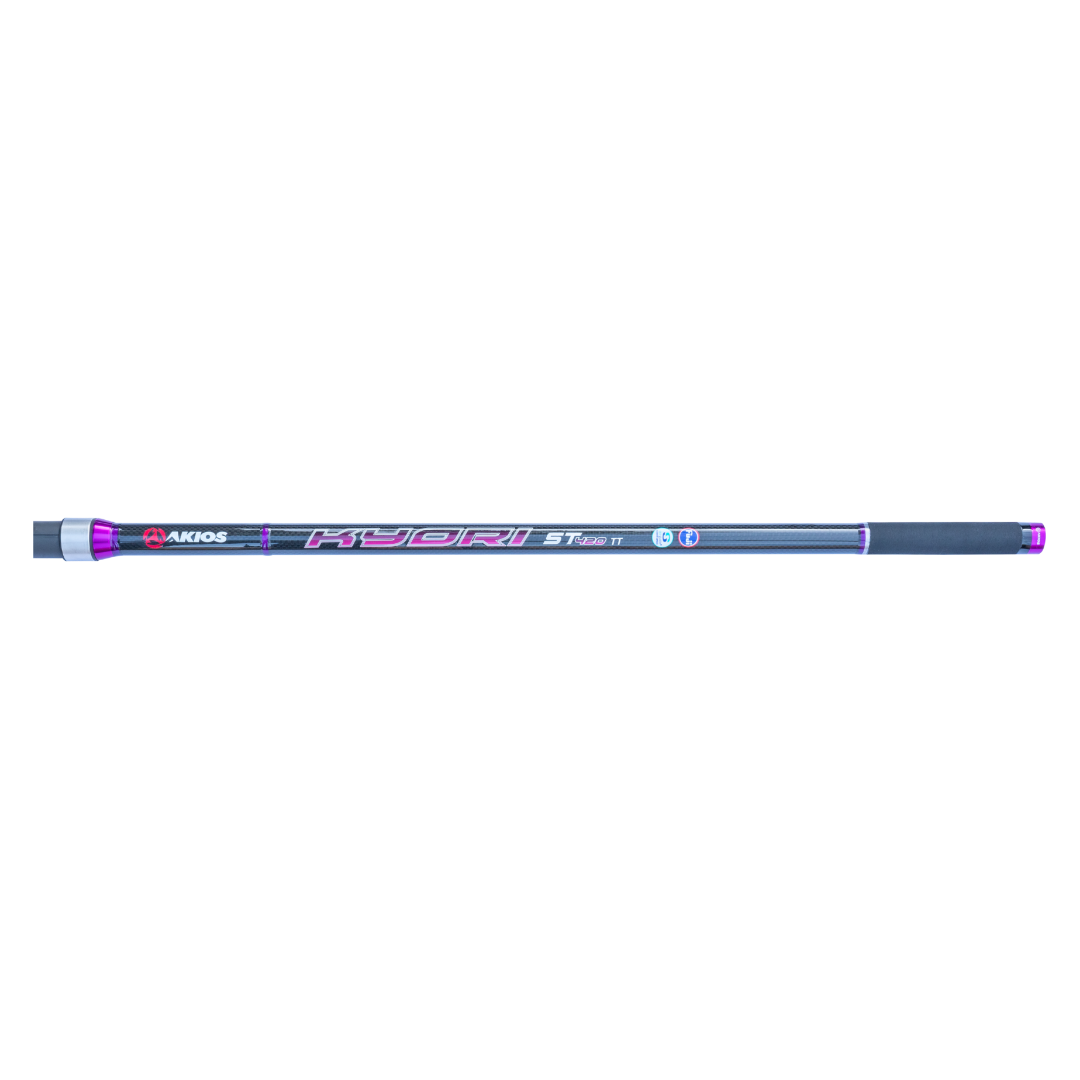 Aio Kyori fishing rod on a white background