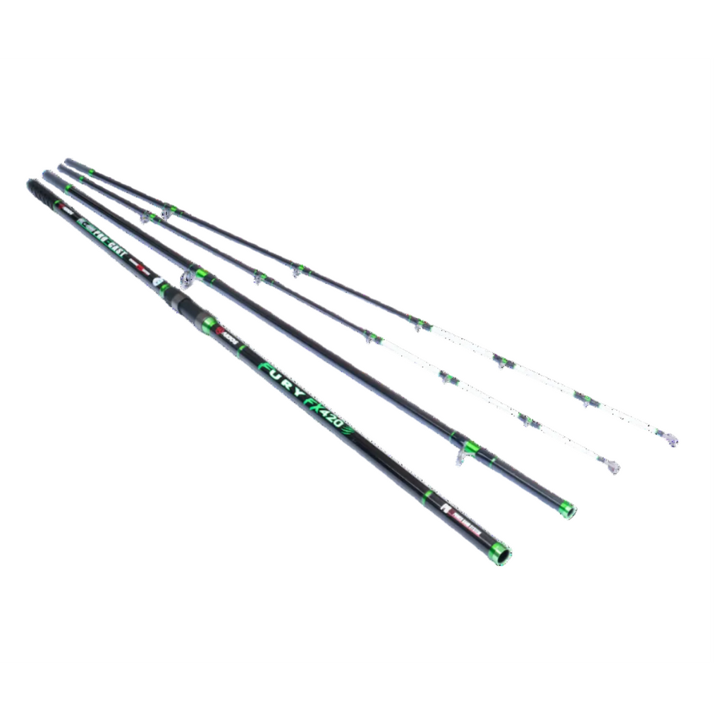 Akios Fury FX 420M TT Twin Tip 14ft 3 Piece Continental Surf Rod