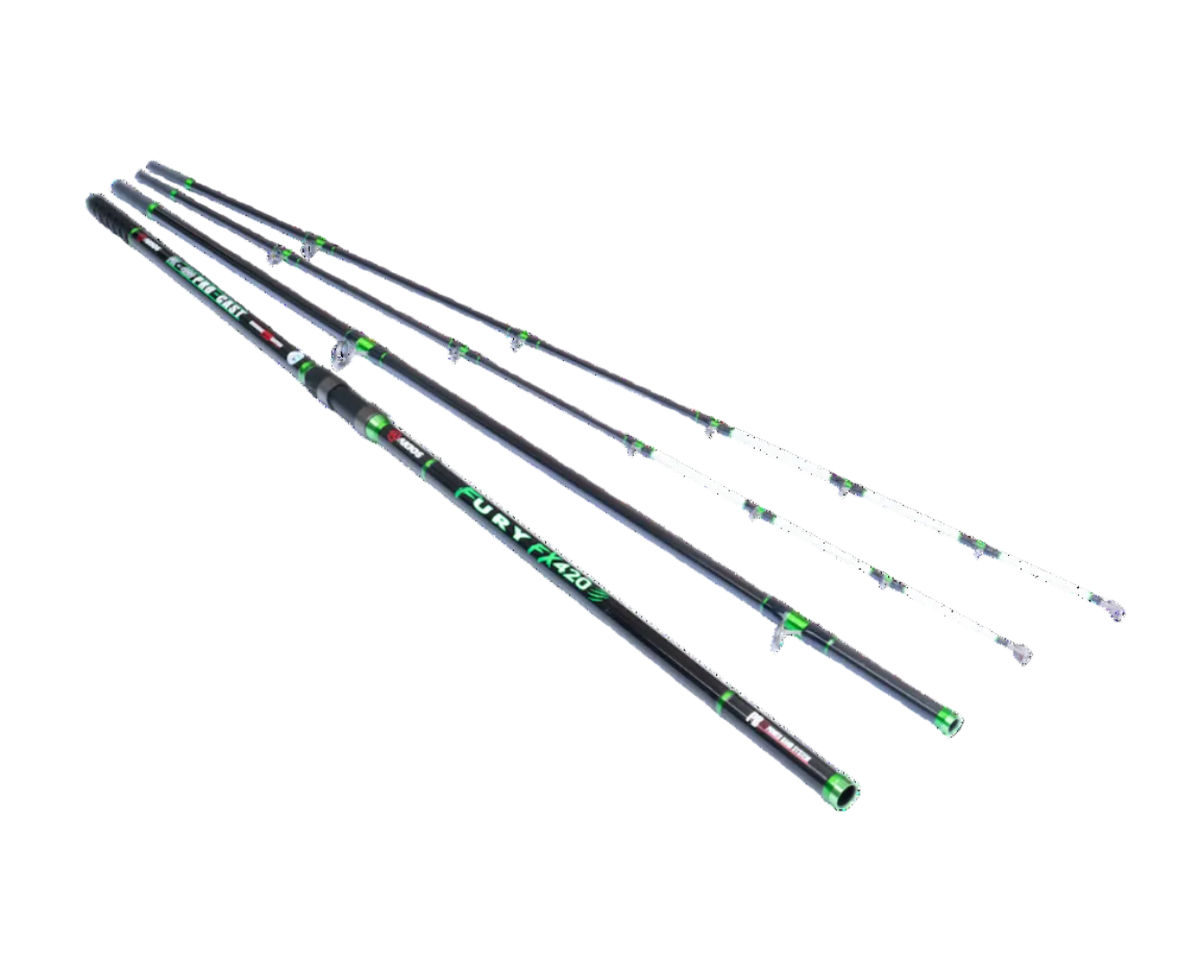 Akios Fury FX 420M TT Twin Tip 14ft 3 Piece Continental Surf Rod